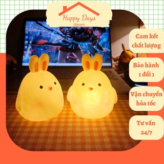 Đèn hình thỏ cute trang trí để bàn bảo hành 1 đổi 1