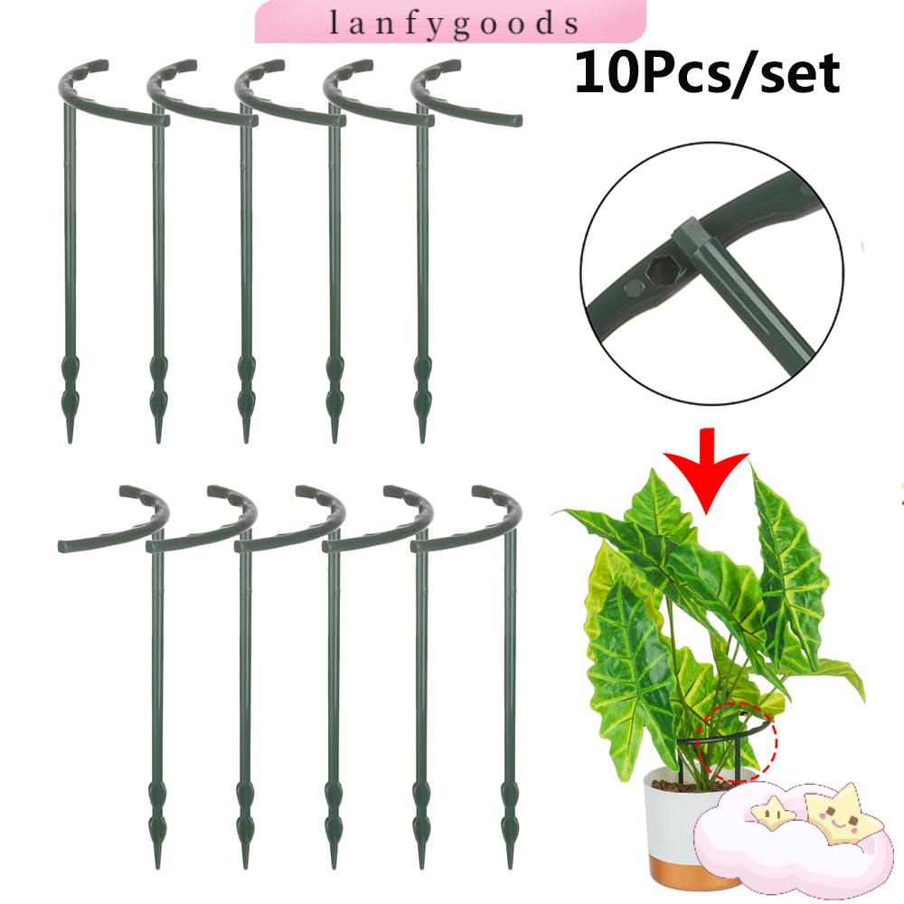 Bộ 10 Giá Đỡ Chậu Hoa Hình Chữ U Có Thể Tháo Rời Và Tái Sử Dụng