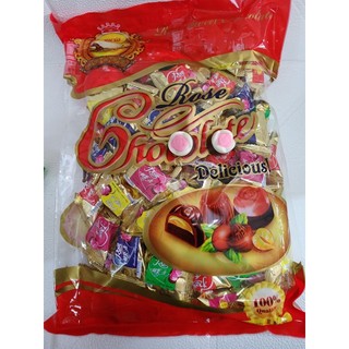 Socola Bông Hồng Ép, Bông Hồng Xoắn Ngọc Hân, 1 gói khoảng 1KG - Date luôn mới