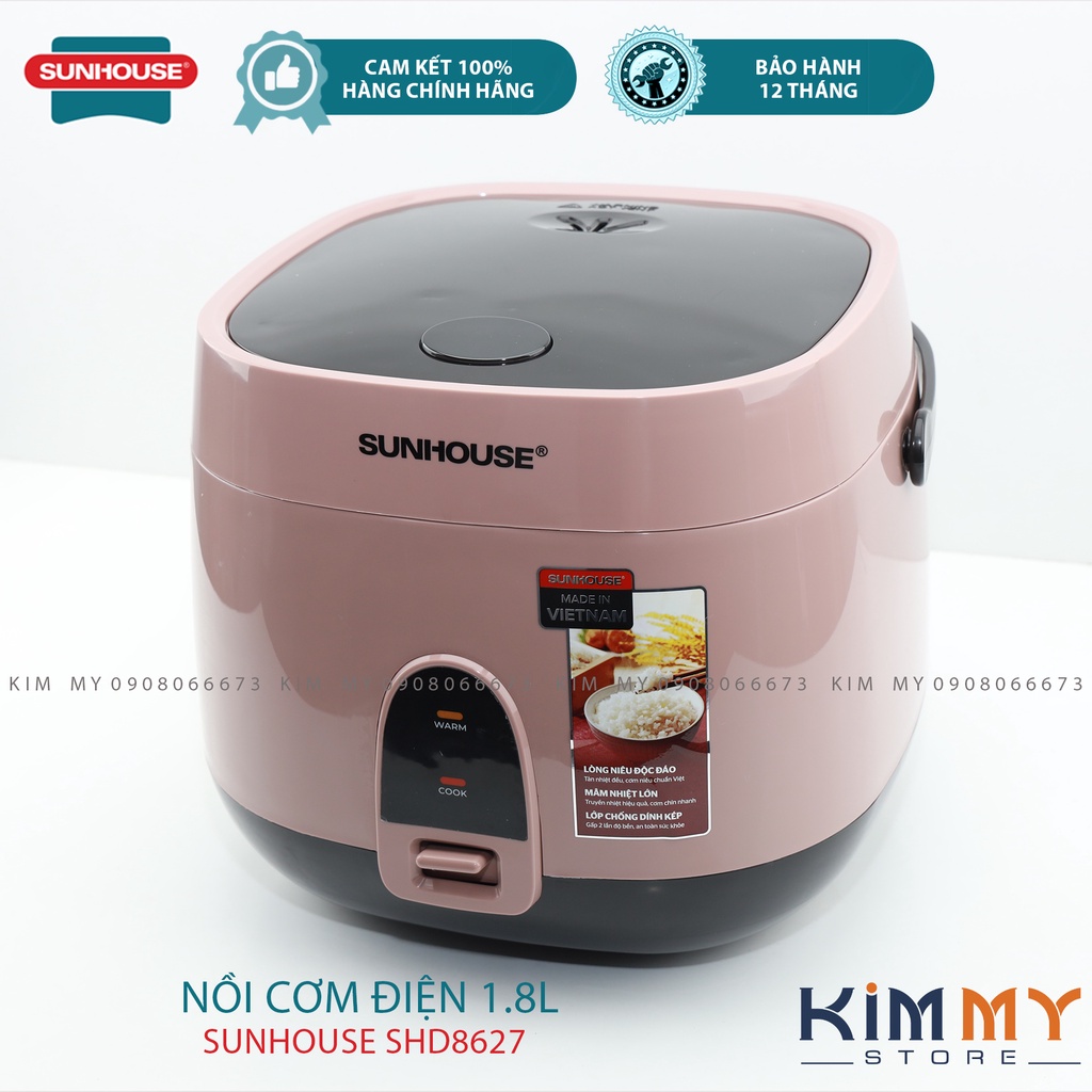 NỒI CƠM ĐIỆN 1.8L SUNHOUSE SHD8627