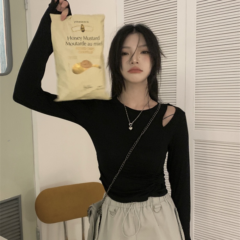 Áo thun SUXI dài tay đơn giản thời trang cho nữ