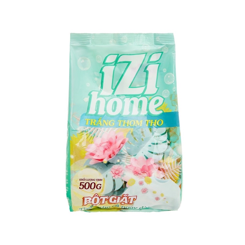 Bột giặt IZI HOME trắng thơm tho 500gr
