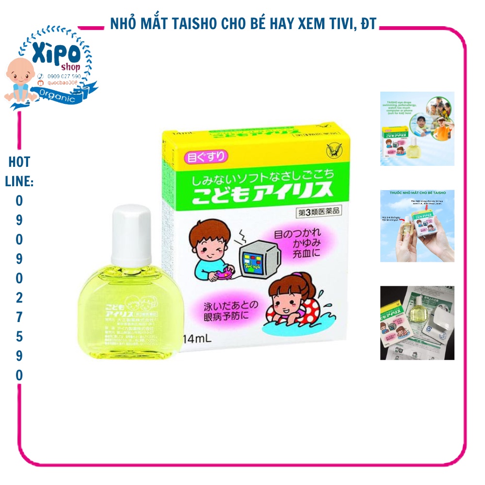 Nhỏ Mắt Taisho Nhật Cho Bé Hay Xem Tivi Điện Thoại