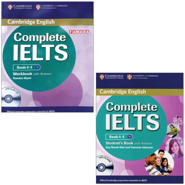 Combo Complete IELTS B1 Student's Book + Workbook with answer (CD-ROM & Audio CD) (Bộ 2 Cuốn) | BigBuy360 - bigbuy360.vn