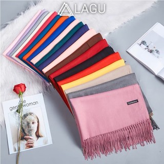 Khăn quàng cổ Cashmere trơn nhiều màu LAGU Accessories phụ kiện thời trang
