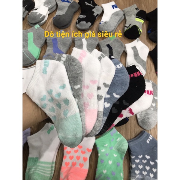 Tất trẻ em ⚡ SALE SỐC ⚡ Set 10 đôi tất vớ chuẩn xuất dư cho bé