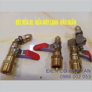 Béc rửa máy lạnh - thẳng – cong - đa góc xoay – đầu xịt ngắn