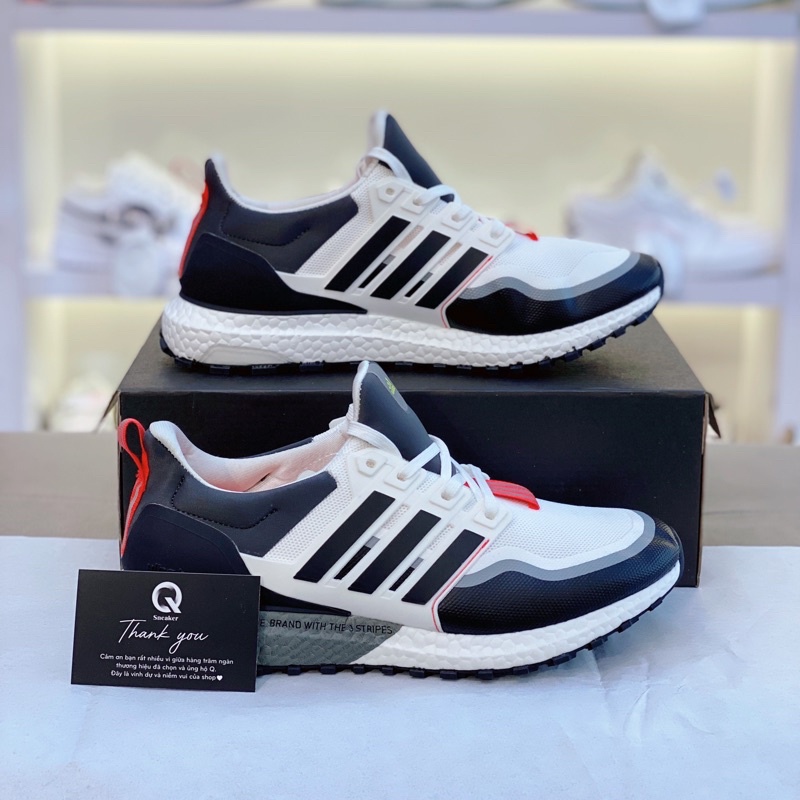 Giày Thể Thao UltraBoost trắng vạch đen New Sneaker , Giày Hot trend , Freeship toàn quốc , Full Box Ảnh Thật