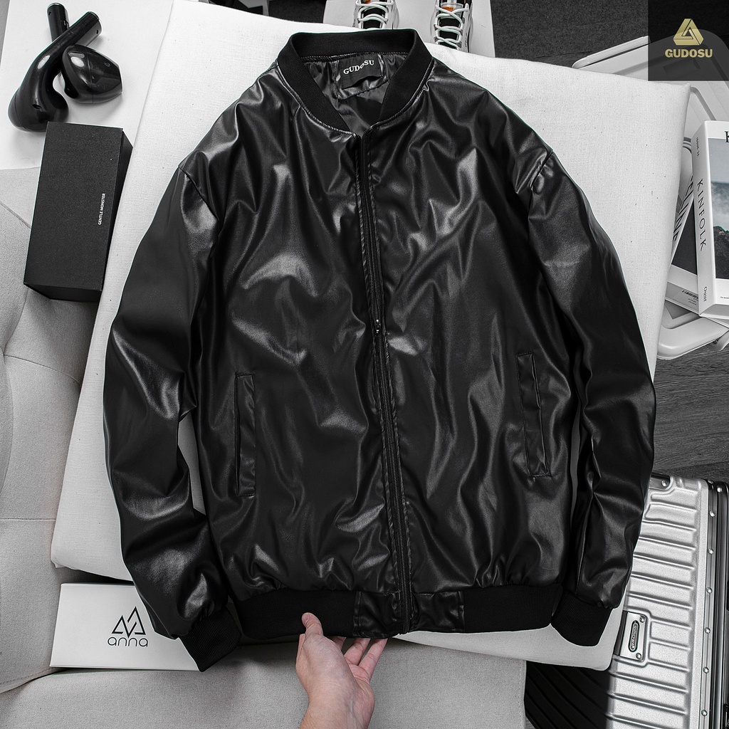 Áo Khoác Da PU dày dặn cao cấp phong cách trẻ trung thời trang 3 màu cơ bản