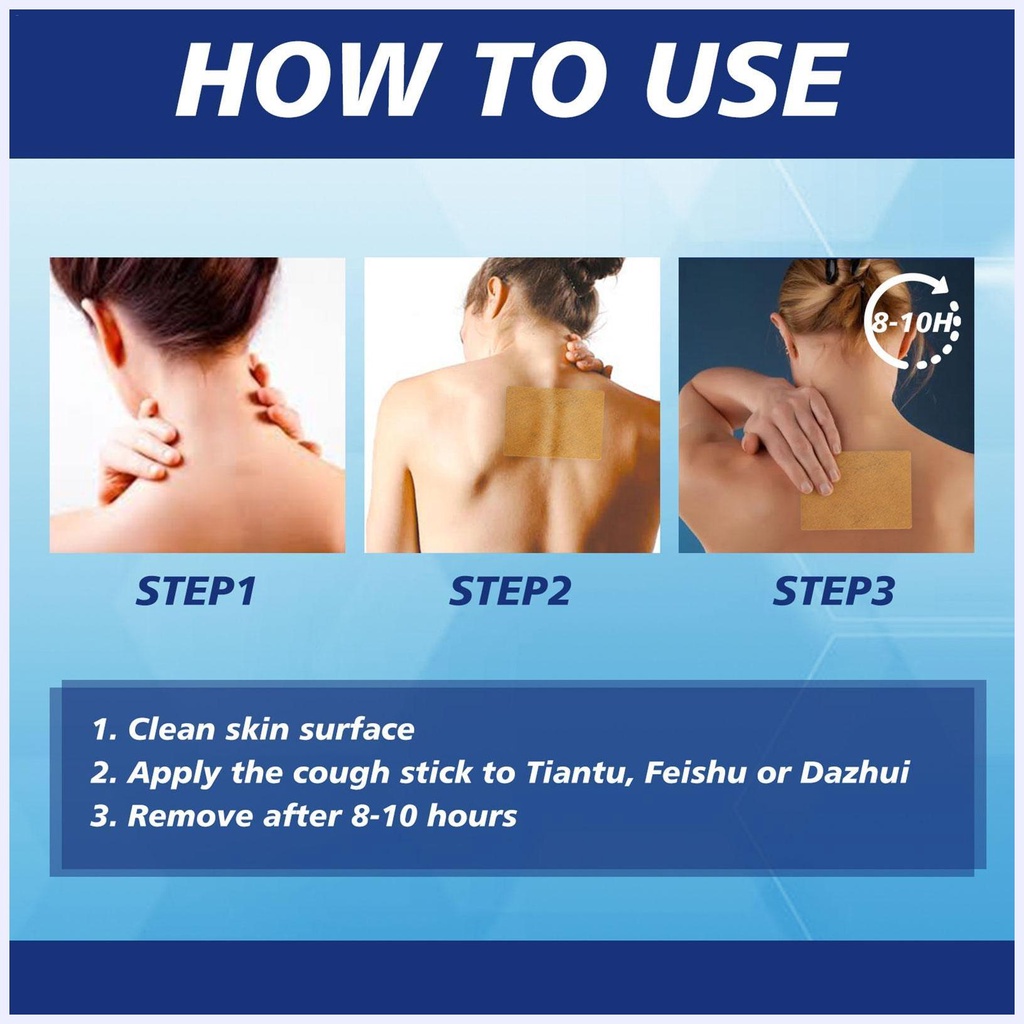 Miếng Dán Thảo Dược Chống Ho Dành Cho Người Lớn Và Trẻ Em