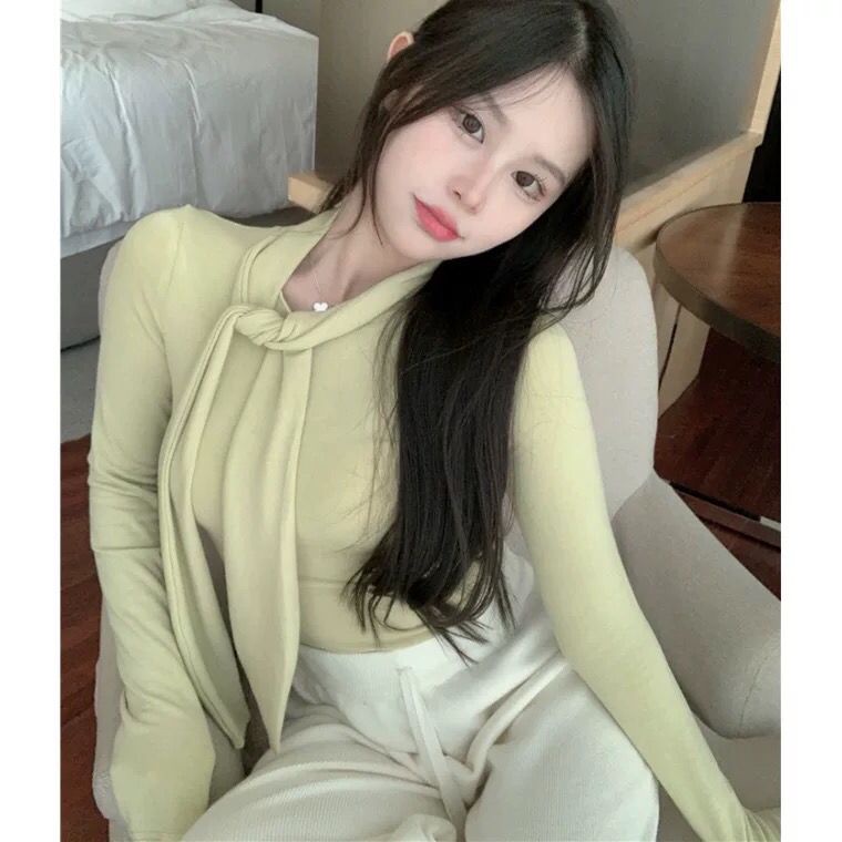 Áo Thun Tay Dài Siêu Hot Thời Trang Thu Đông Cho Nữ