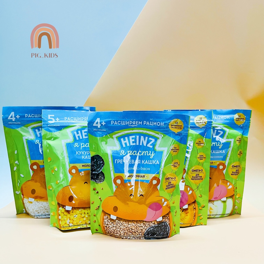 Bột Ăn Dặm Heinz Nga Gói 200g Cho Bé Từ 4m+