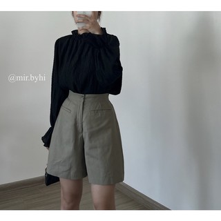 Lalil shorts - Quần đùi lưng cao linen limited best seller - mir.byhi