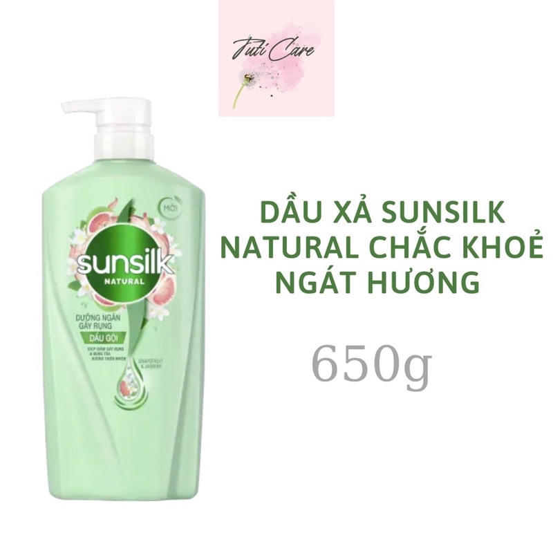 Dầu gội SUNSILK | Dầu gội SUNSILK Dưỡng Chất Thiên Nhiên Nước Dừa Và Hoa Mẫu Đơn 650g