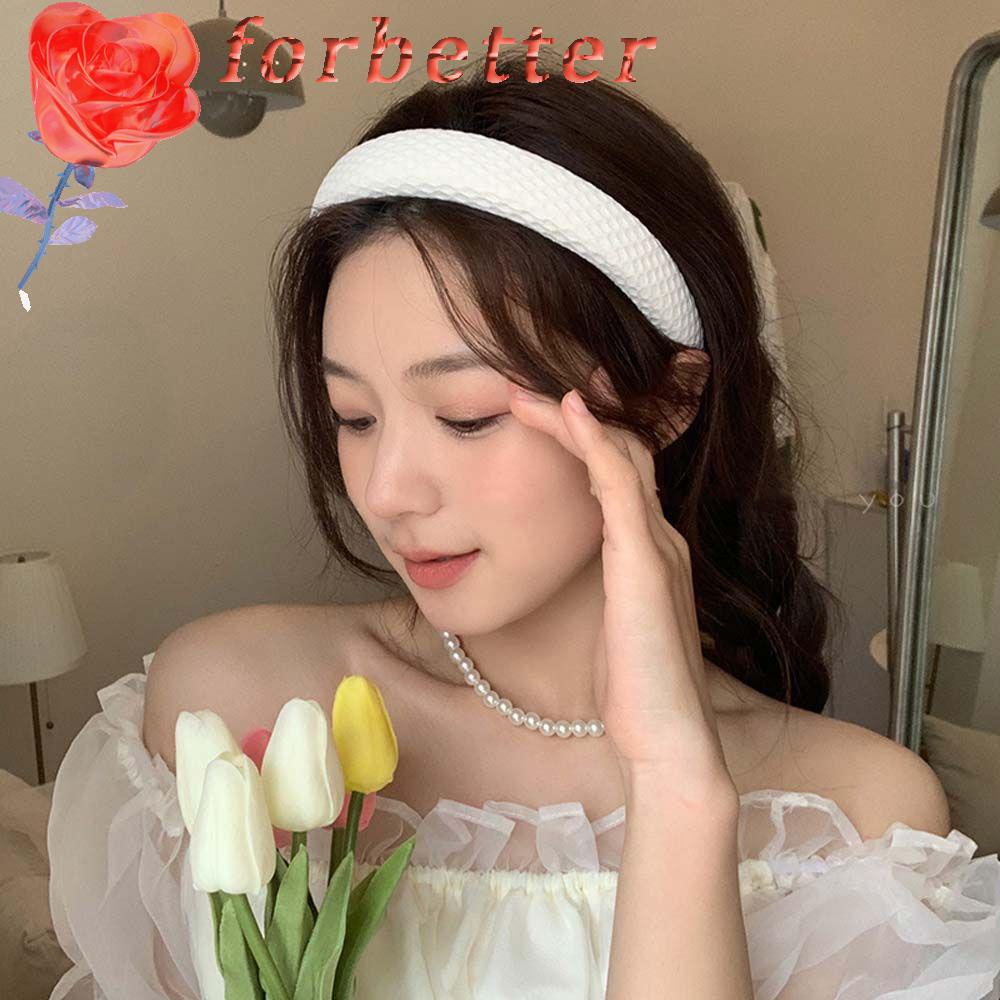 Băng Đô Cài Tóc Bản Rộng Màu Sắc Ngọt Ngào Phong Cách Hàn Quốc Thời Trang Cho Nữ