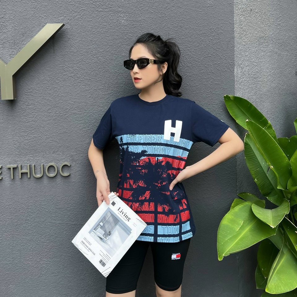 Áo Thun Tom.my Hàng Xuất Xịn, Chất Thun Cotton Mềm Mịn, Thoáng Mát.