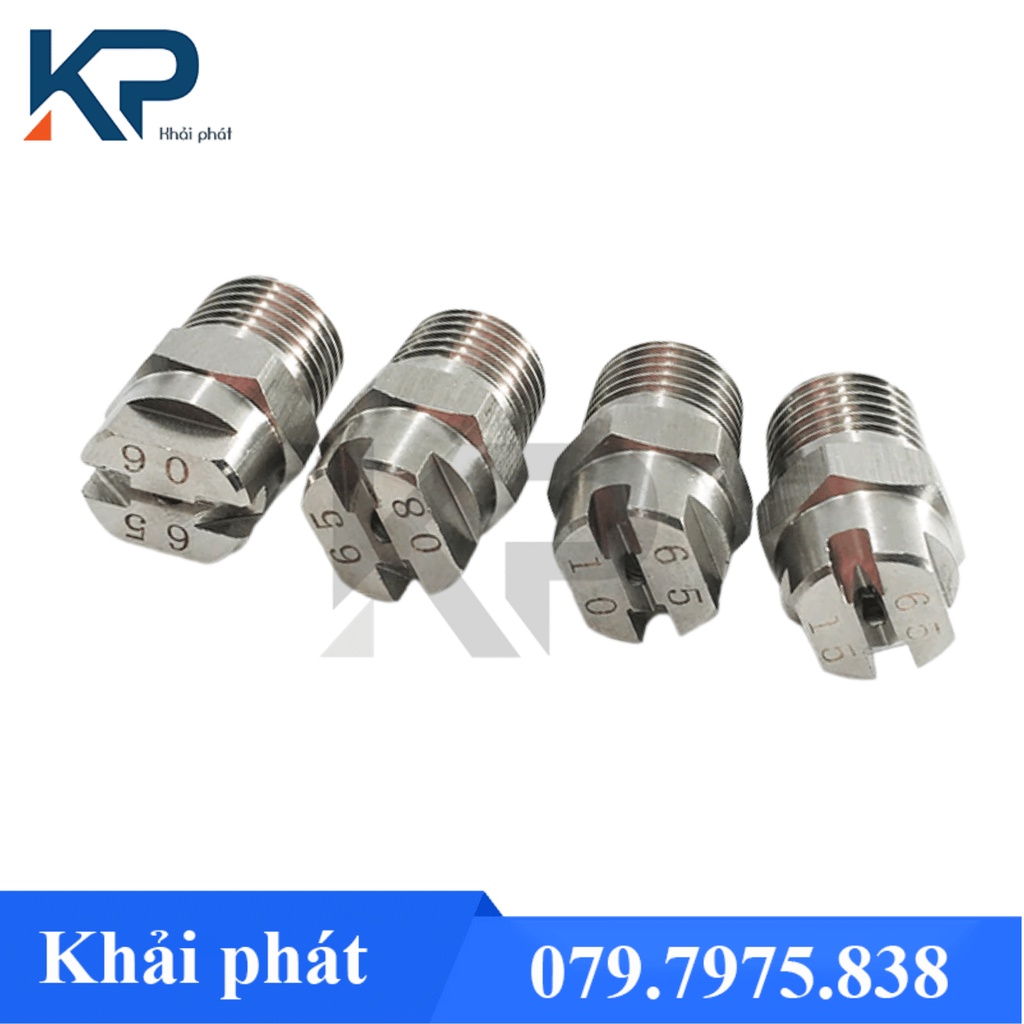 Béc inox phun cánh quạt-bép tưới,bép phun góc tưới cây