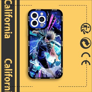 Ốp lưng iphone samsung xiaomi oppo cạnh vuông jmcase gojo satoru anime