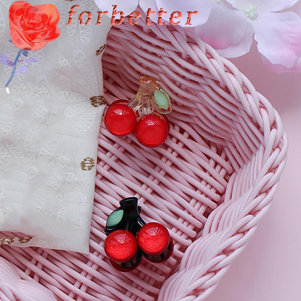 Kẹp Tóc Hình Trái Cherry Nhiều Màu Thời Trang Cho Nữ