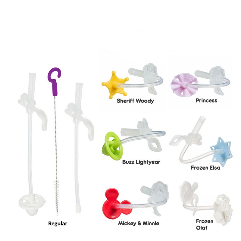 ỐNG HÚT THAY THẾ BÌNH NƯỚC B.Box 360 ĐỘ + BỘ DỤNG CỤ VỆ SINH Disney - Herbaby