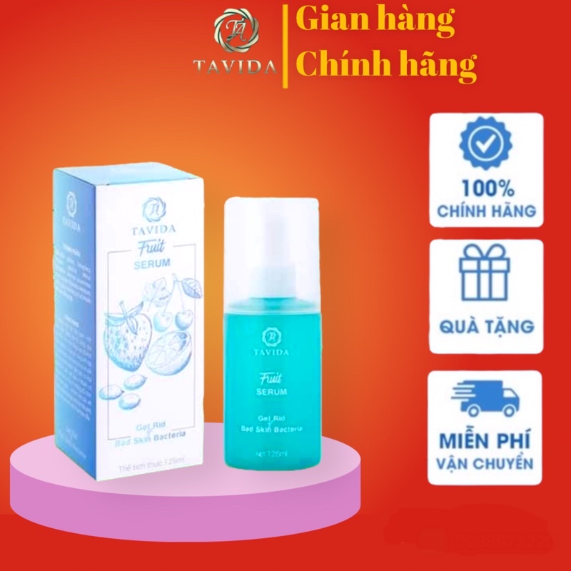 SERUM TRÁI CÂY LÊN MEN TAVIDA CHĂM SÓC LÀN DA BỊ VIÊM NANG LÔNG