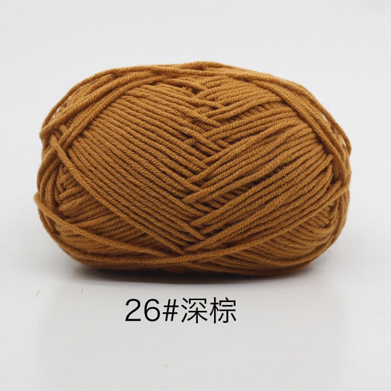 len milk cotton 50g( bảng màu 21-40)