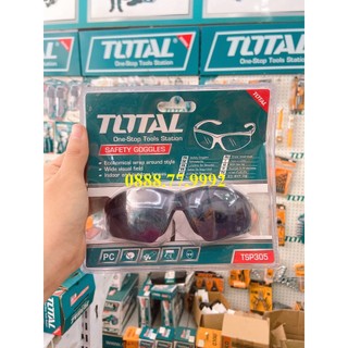 Kính bảo hộ lao động TOTAL TSP305 bảo vệ thợ hàn, nhựa dẻo độ bền cao, thiết kế ôm trọn chắc chắn, thoải mái