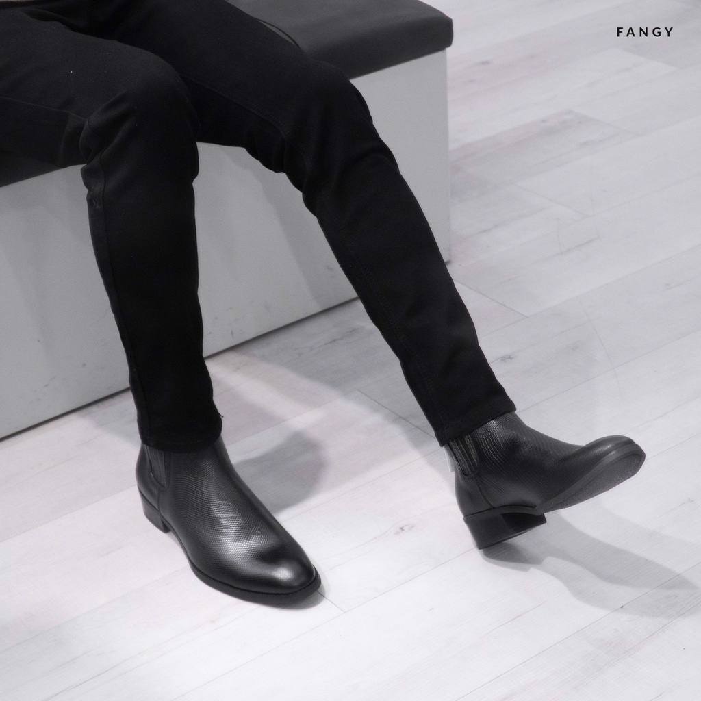 Giày Boot FANGY - The Chelsea Boots Ss3 Wild Black - Limited Edition