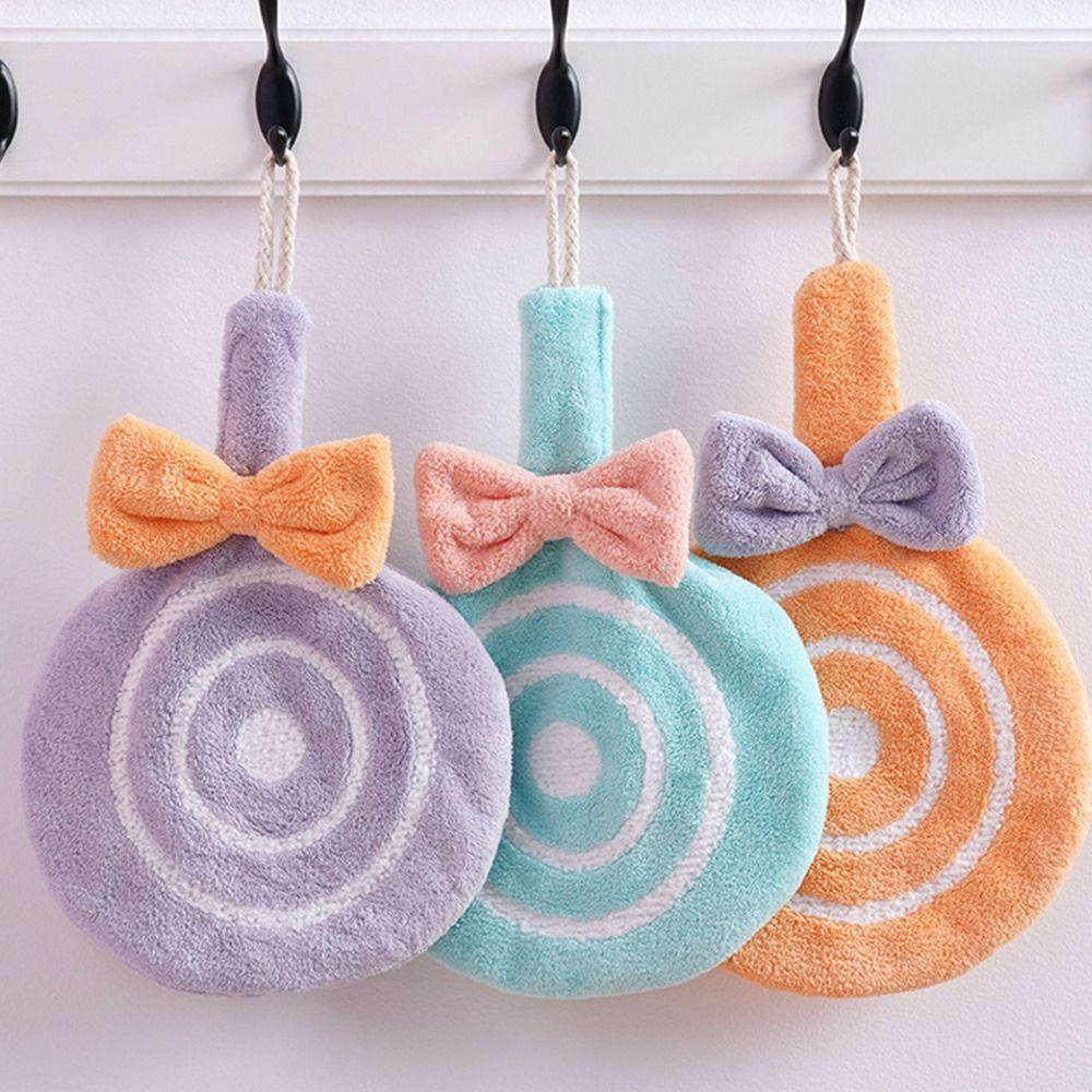 Khăn Lau Thấm Hút Tốt Nhanh Khô Hình Kẹo Mút Tiện Dụng Cho Nhà Bếp