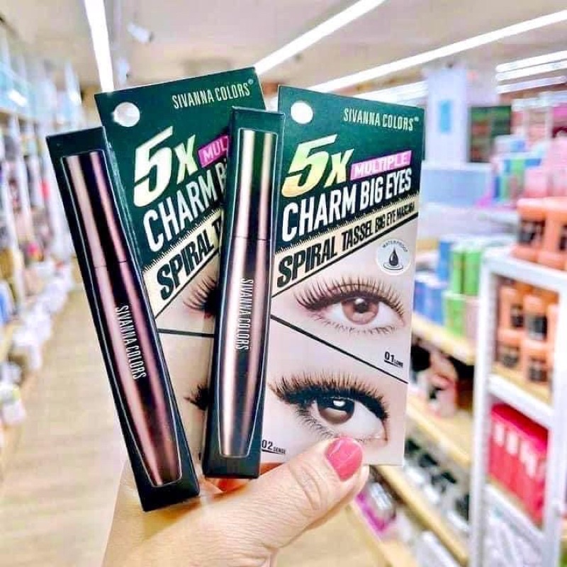 MASCARA SIVANNA 5X SPIRAL TASSEL BIG EYE HF916