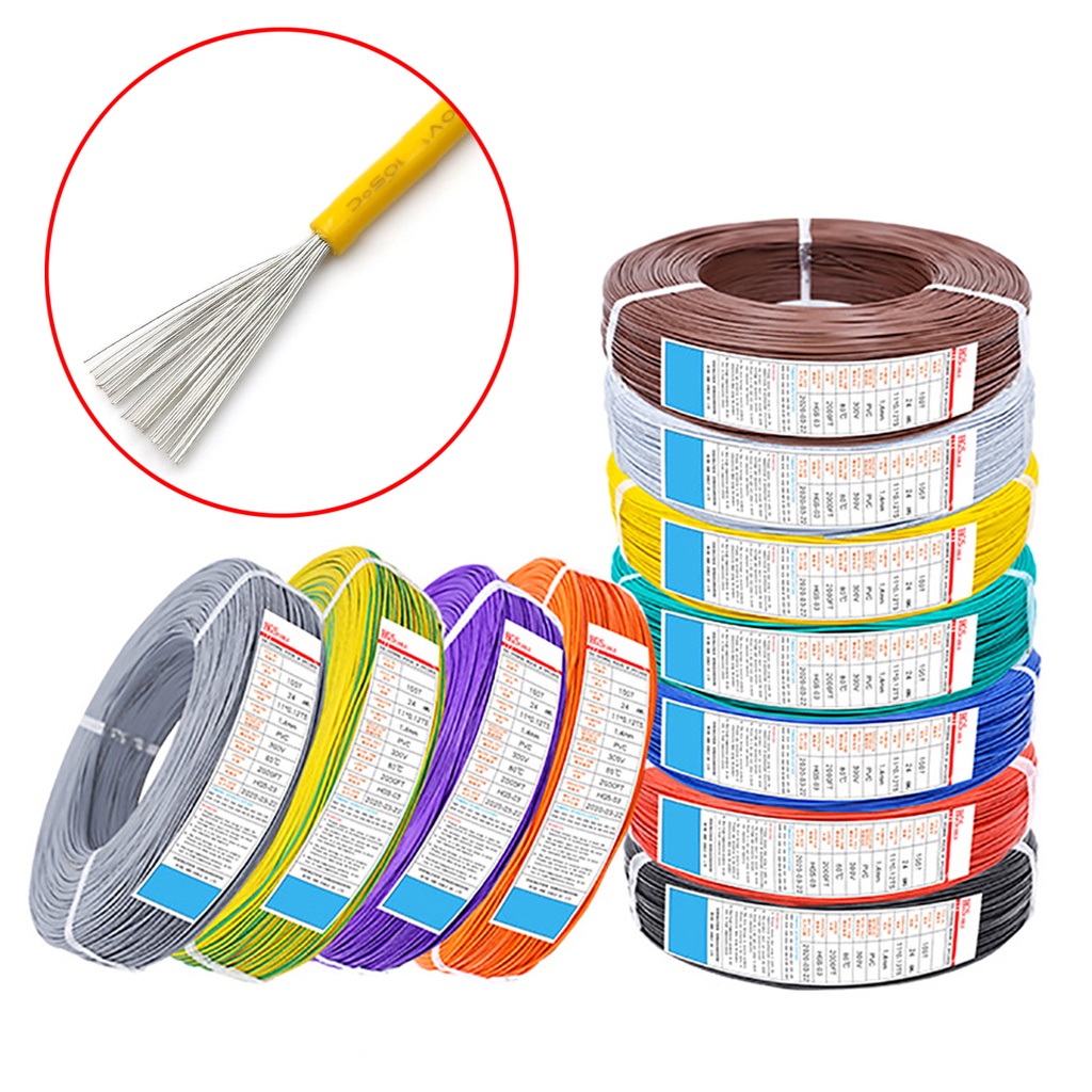 16awg 18awg 20awg 22awg Dây Điện PVC UL1007 Cáp Dây Linh Hoạt Đồng Đóng Hộp