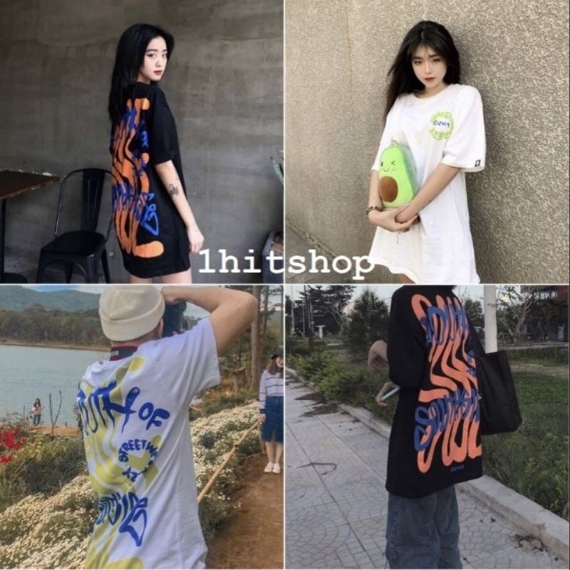 áo thun form rộng, tay lỡ phông dáng rộng unisex, ulzzang .AP039