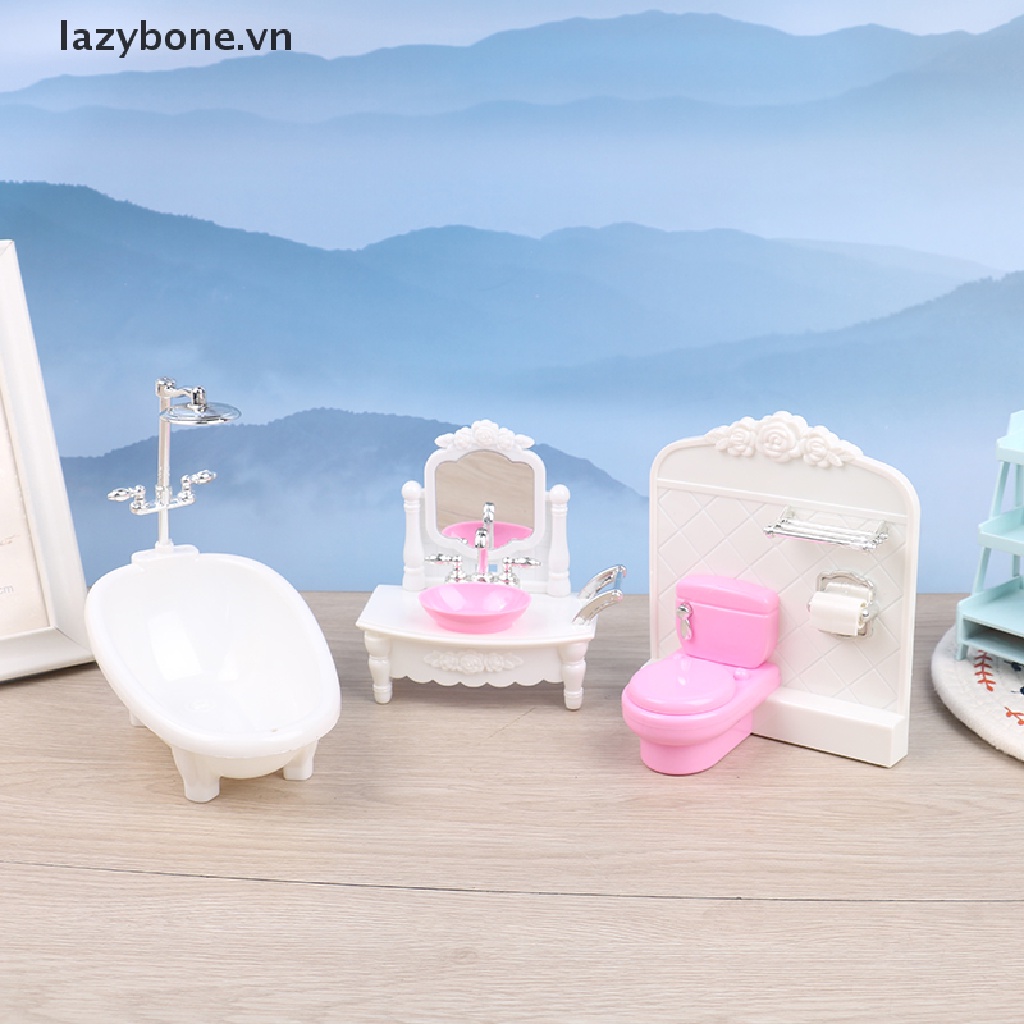 Mô Hình Bồn Vệ Sinh Đồ Chơi Cho Bé Gái