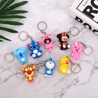 Móc chìa khóa hoạt hình 3D