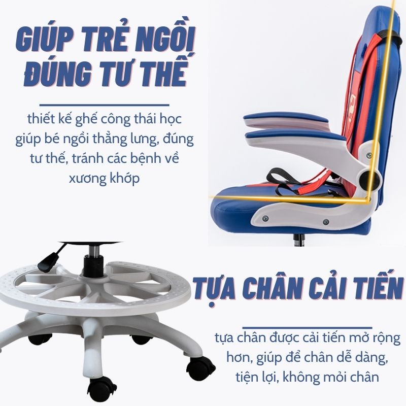 Ghế ngồi học chống gù Sakawin G50, Ghế học sinh chống gù Ngồi chuẩn tư thế Nâng hạ chiều cao | BigBuy360 - bigbuy360.vn