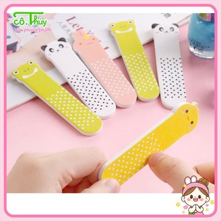 Combo 5 Dũa Móng Tay Mini Cute Hình Thú