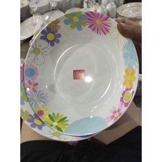 Tô bè cạn họa tiết chất liệu 100% melamine | superware thái lan
