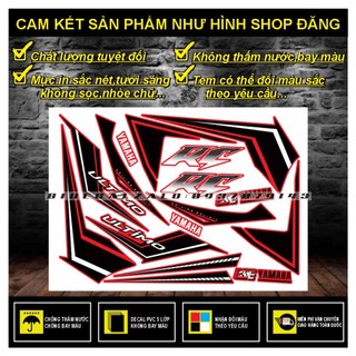 TEM RỜI MIO [LUVIAS] MẪU KG DÁN XE ĐỎ -