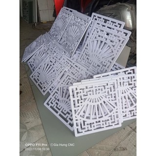 Vách ngăn treo hoa văn trang trí phòng khách kt 29*29 mẫu 1-22