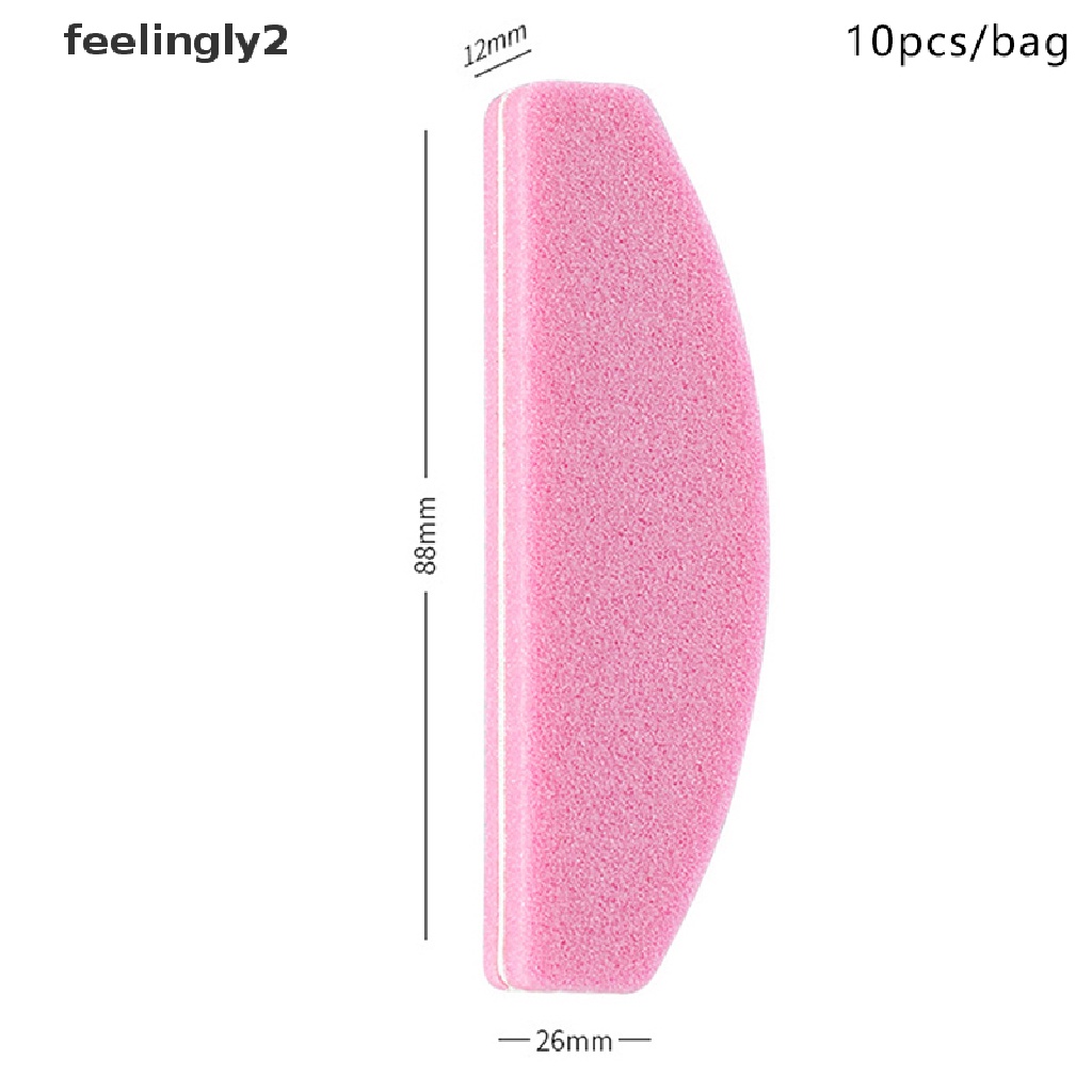 Bộ 10 Đồ Dũa Móng Tay Khối Mini 180 / 100 Grit