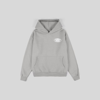 Áo tay dài có mũ moc hoodie - smoke grey