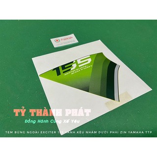 Tem bửng ex 155 xanh rêu nhám 1651 dưới phải