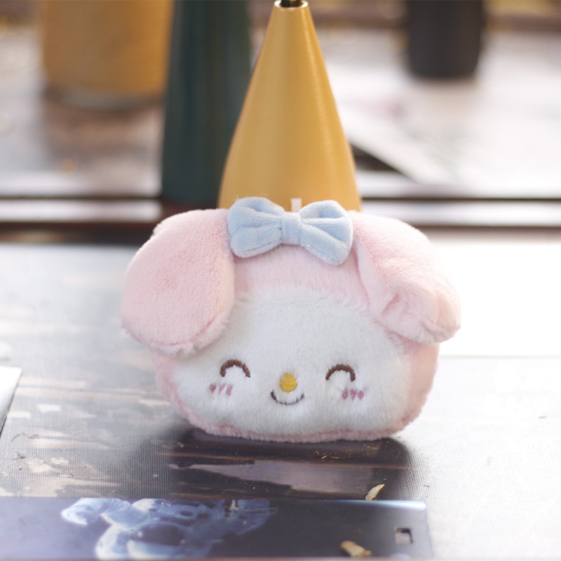 SANRIO Túi Đựng Tiền Xu Hình Cinnamoroll Kuromi Melody Nhồi Bông Đáng Yêu