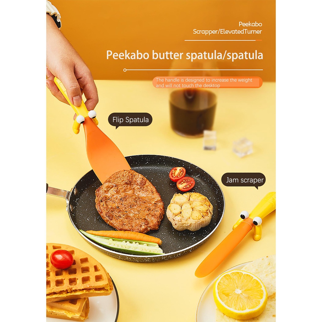 Joie Thìa peekaboo Nhỏ Bằng silicone Trộn Kem Bơ