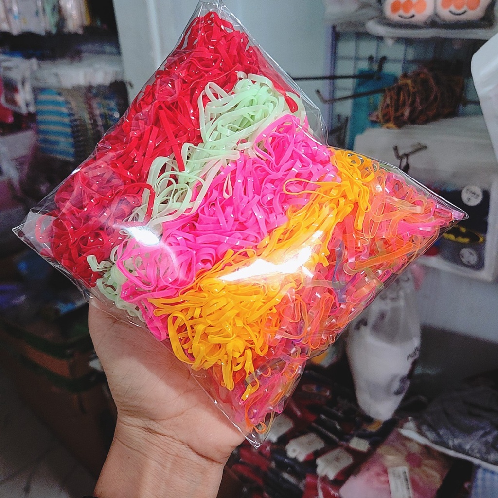 Gói 100g Chun Buộc Tóc Các Màu Siêu Dai Cho Nữ - KAKA247