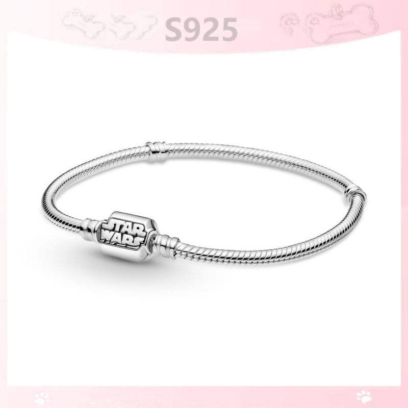 Vòng Tay Mạ Bạc 925 Thiết Kế Dạng Da Rắn Thanh Lịch Thời Trang