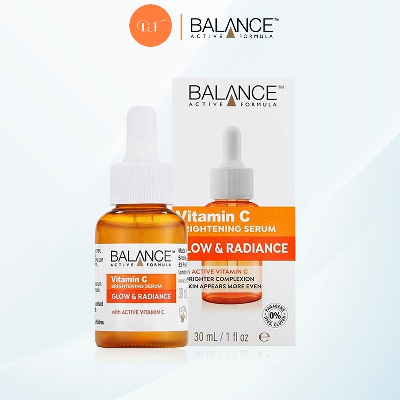 Serum trắng da, mờ thâm Balance Active Formula Vitamin C Brightening Serum Glow & Radiance 30ml