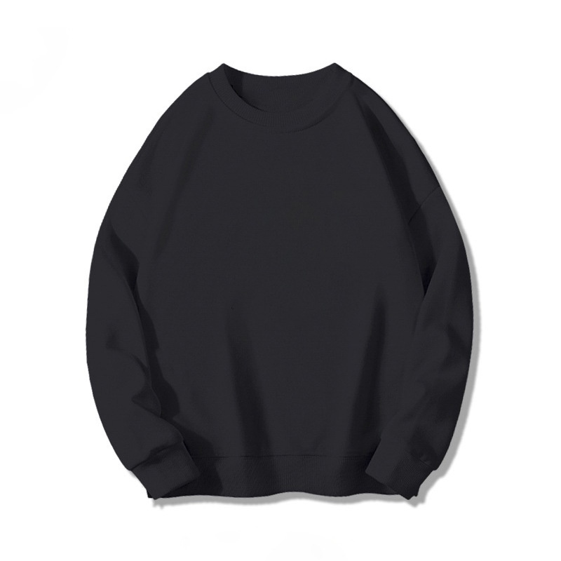 Áo sweater trơn nam nữ 2 màu đen, trắng form rộng, áo tay dài unisex nỉ bông dày mềm mịn cao cấp hot 2022