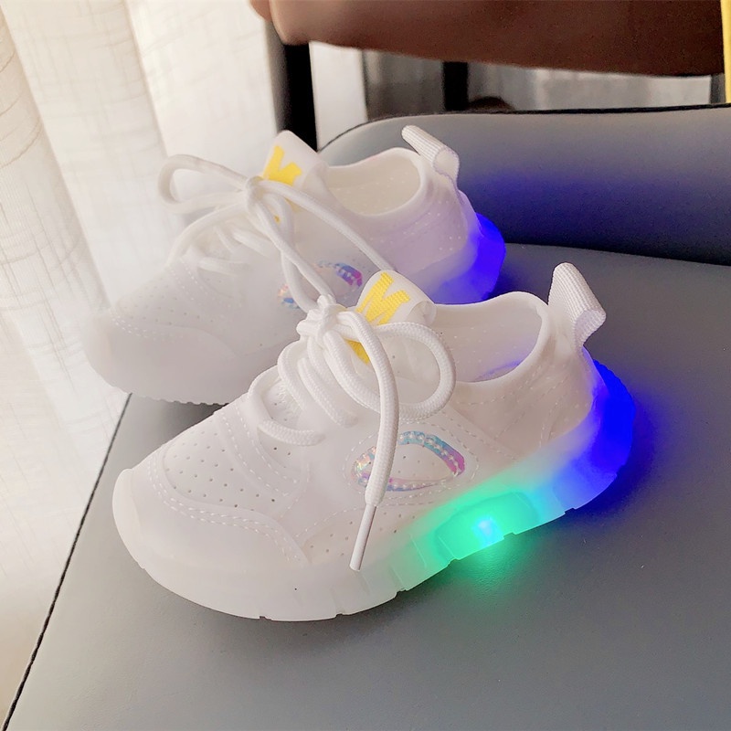 Giày Sneaker Đính Đá Lấp Lánh Cho Bé 1-3 - 6 Tuổi