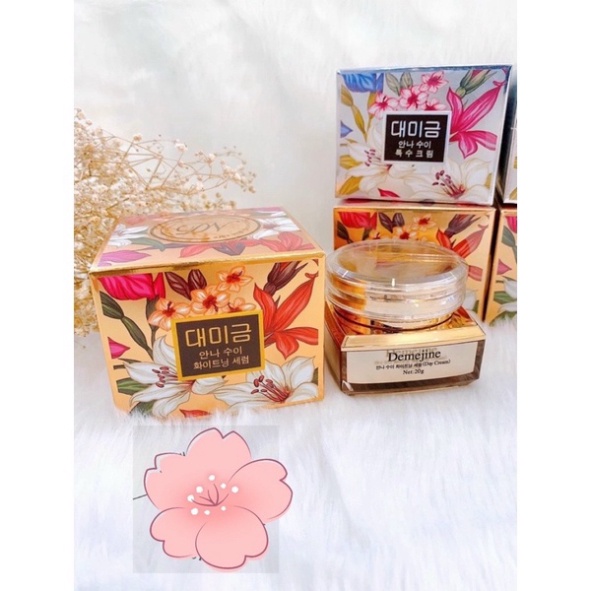 Kem Demejine hàn quốc ngừa mụn ,trắng da ngày và đêm có tem chính hãng mẫu mới 20g